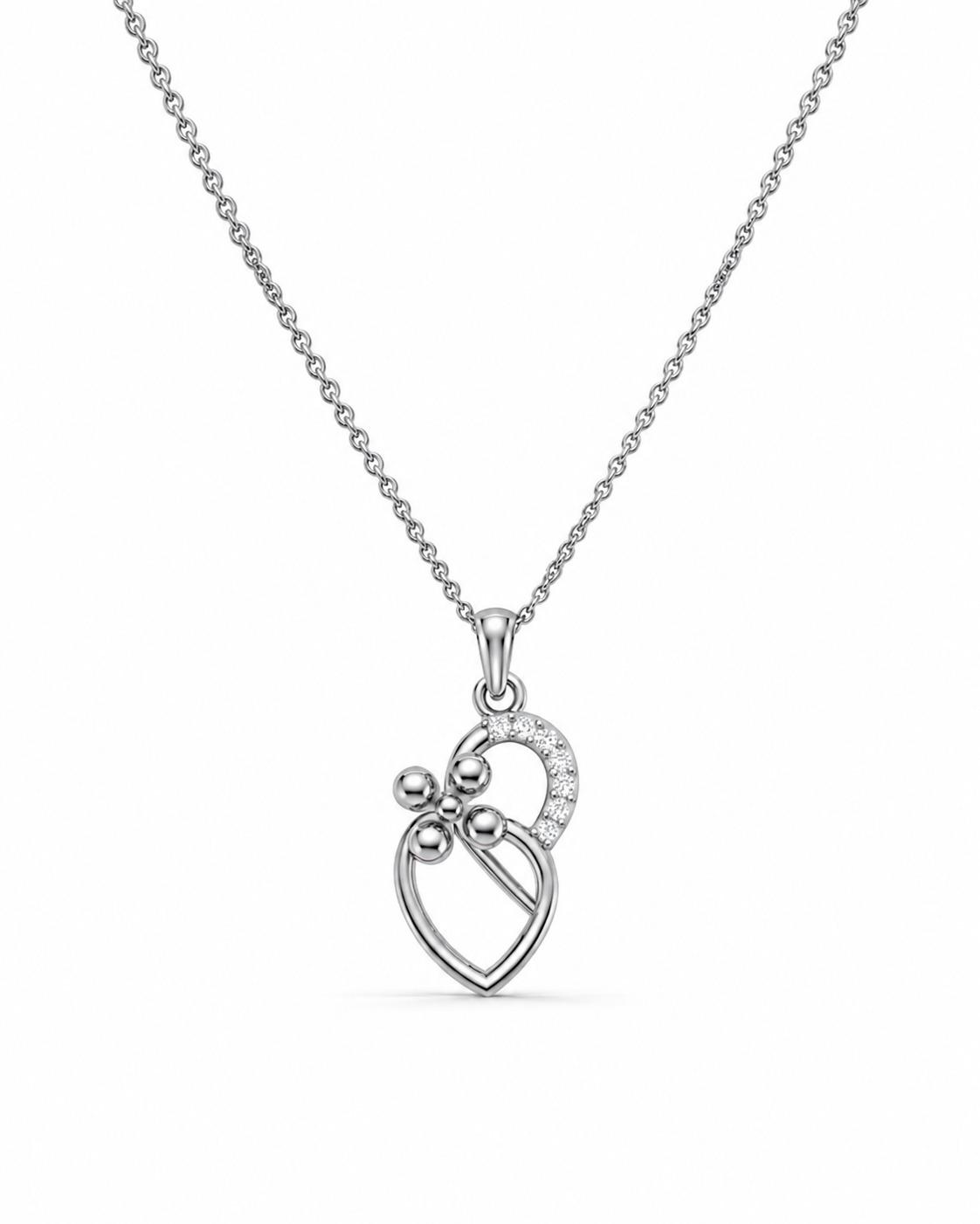 Heartleaf Grace Pendant , Yellow Gold , 18 K