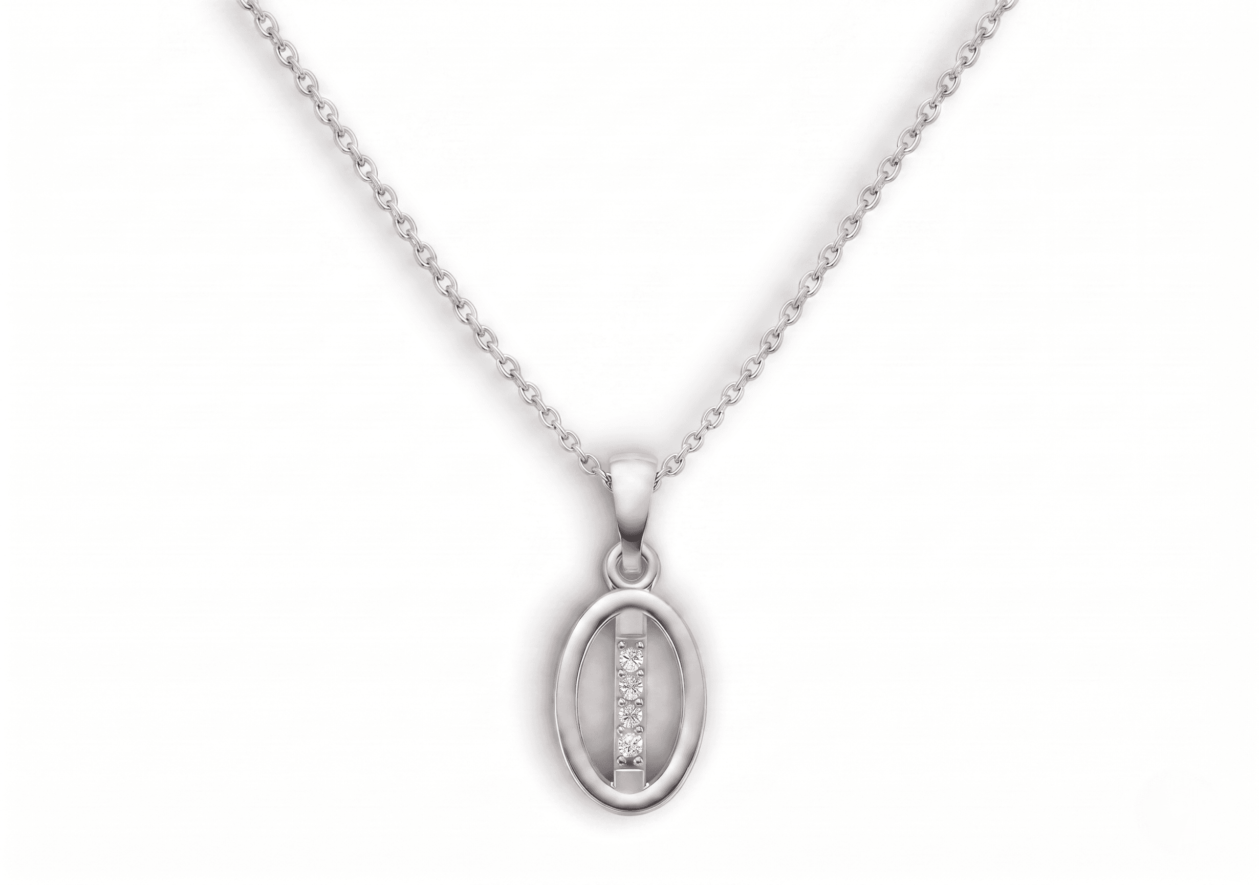 Solitaire Pendant , Yellow Gold , 18 K
