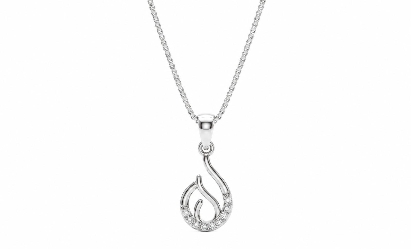 Eternal Flame Pendant , Yellow Gold , 18 K
